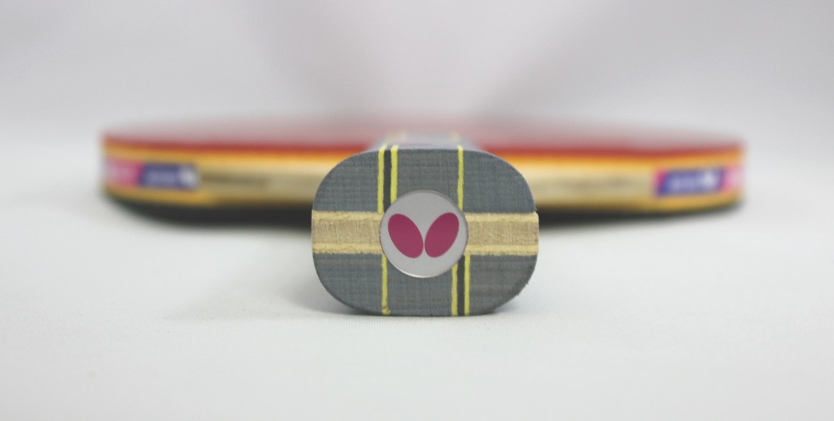 Butterfly Nakama S-10 Racket: Butterfly Emblem